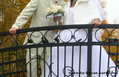 свадьба в Казани, замочек на счастье