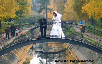 свадьба в Казани, замочек на счастье